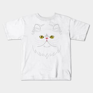 Persian cat face Kids T-Shirt